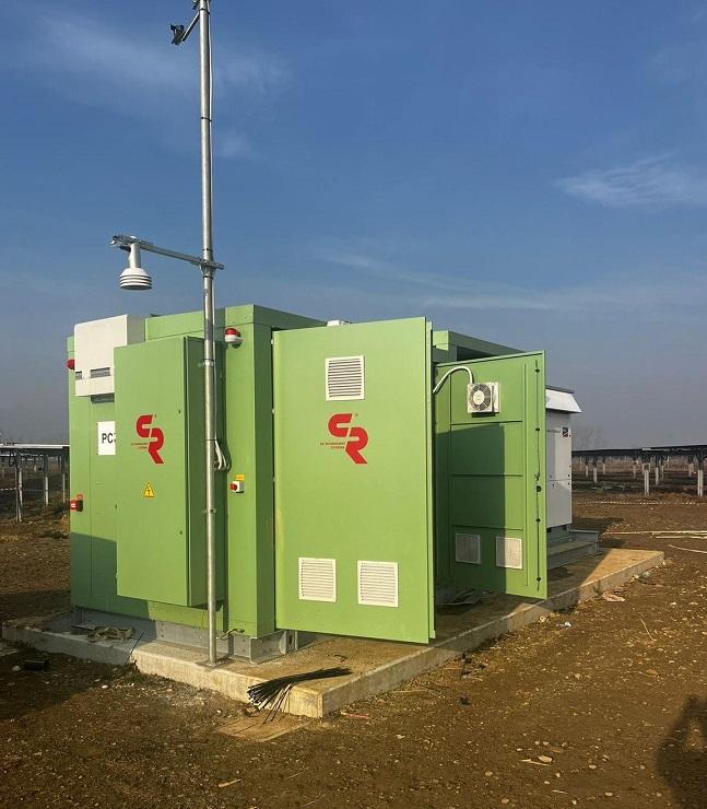 Centros de transformación STC-Skid destinados a la planta fotovoltaica Trino Vercellese.