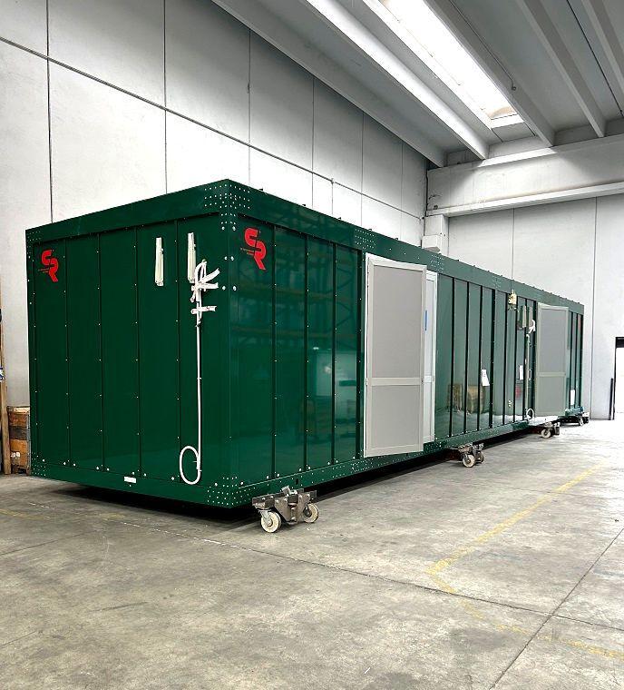 eHouse, tipo STC-Box de 33kV, destinada a un Sistema de Almacenamiento de Energía (BESS), ubicada en Reino Unido.