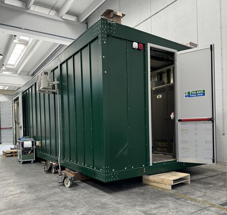 E-House equipment for Battery Energy Storage System (BESS) 50MW in Pitkevy, Scotland.