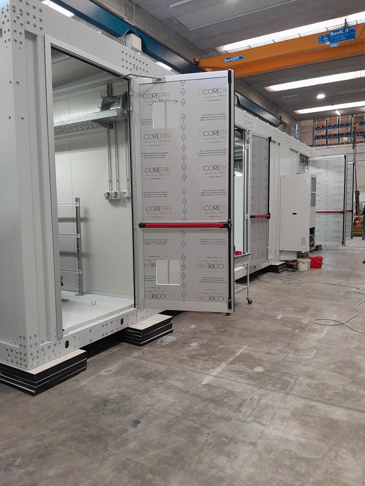 E-Houses for the Thermoelectric Power Plant in Chieti, Italy.