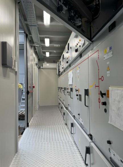 eHouse de 33kV pour BESS système de stockage d'énergie par batteries - Royaume-Uni.